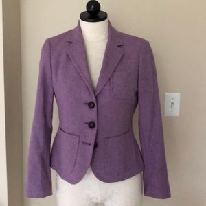 Purple wool blazer